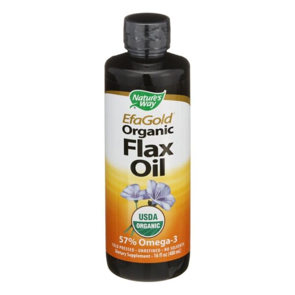 Nature's Way - EFAGold Flax Oil Organic - 16 fl oz - Image 3