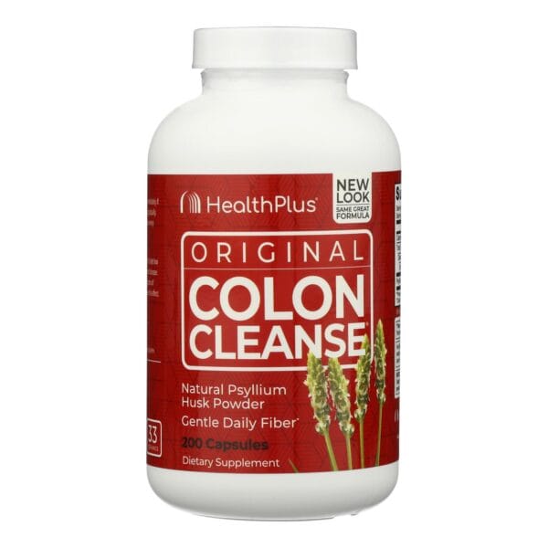 Health Plus - The Original Colon Cleanse - 200 Capsules - Image 3