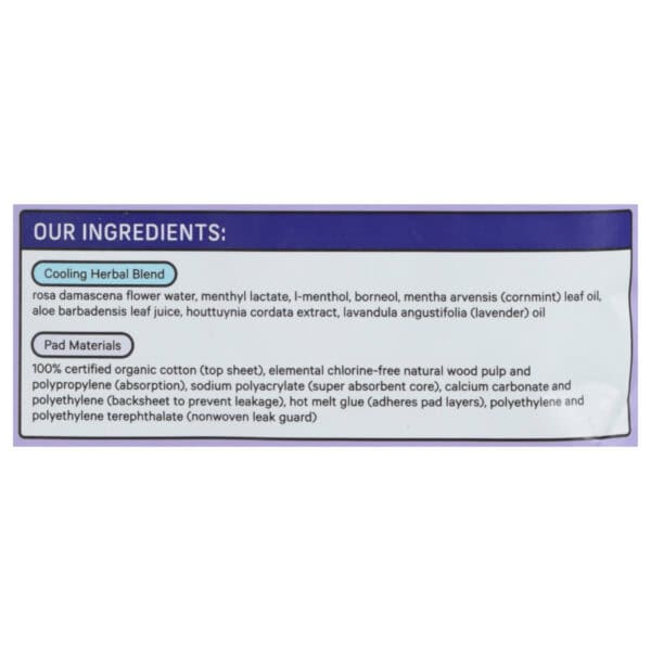 The Honey Pot - Menstrl Pads Ovrnt Herbal - EA of 1-12 CT - Image 2