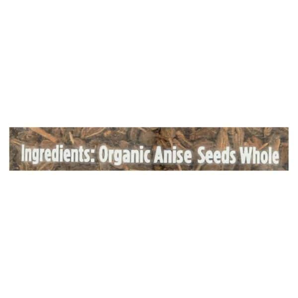 Spicely Organics - Anise Seeds Ground - Case of 3 - 1.4 OZ