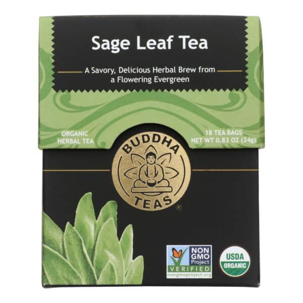 Buddha Teas - Organic Tea - Sage Leaf - Case of 6 - 18 Count - Image 2