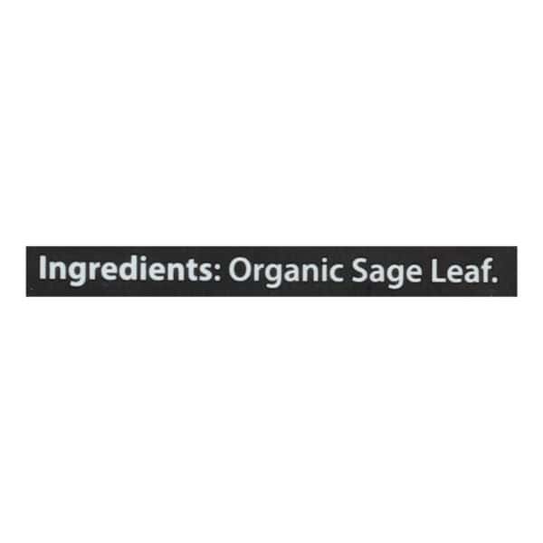 Buddha Teas - Organic Tea - Sage Leaf - Case of 6 - 18 Count
