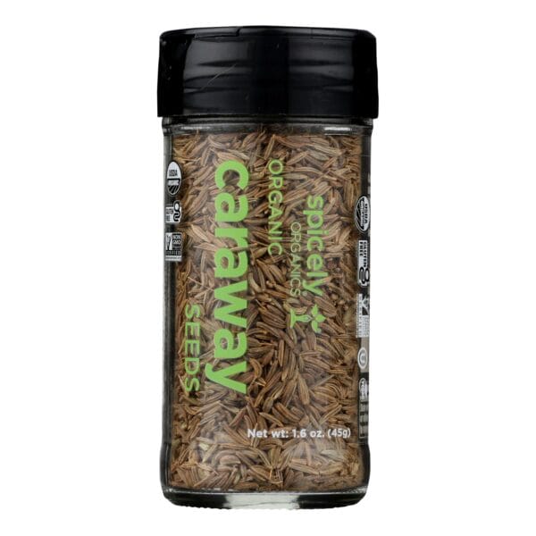 Spicely Organics - Caraway Seeds - Case of 3 - 1.6 OZ - Image 2