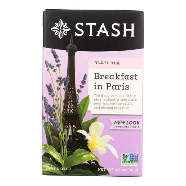 Stash Tea Black Tea - Breakfast In Paris - Case of 6 - 18 Bags - Image 2