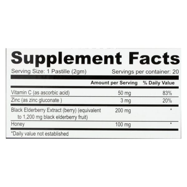 Sambucol - Pastilles - Black Elderberry - 20 ct - Image 2