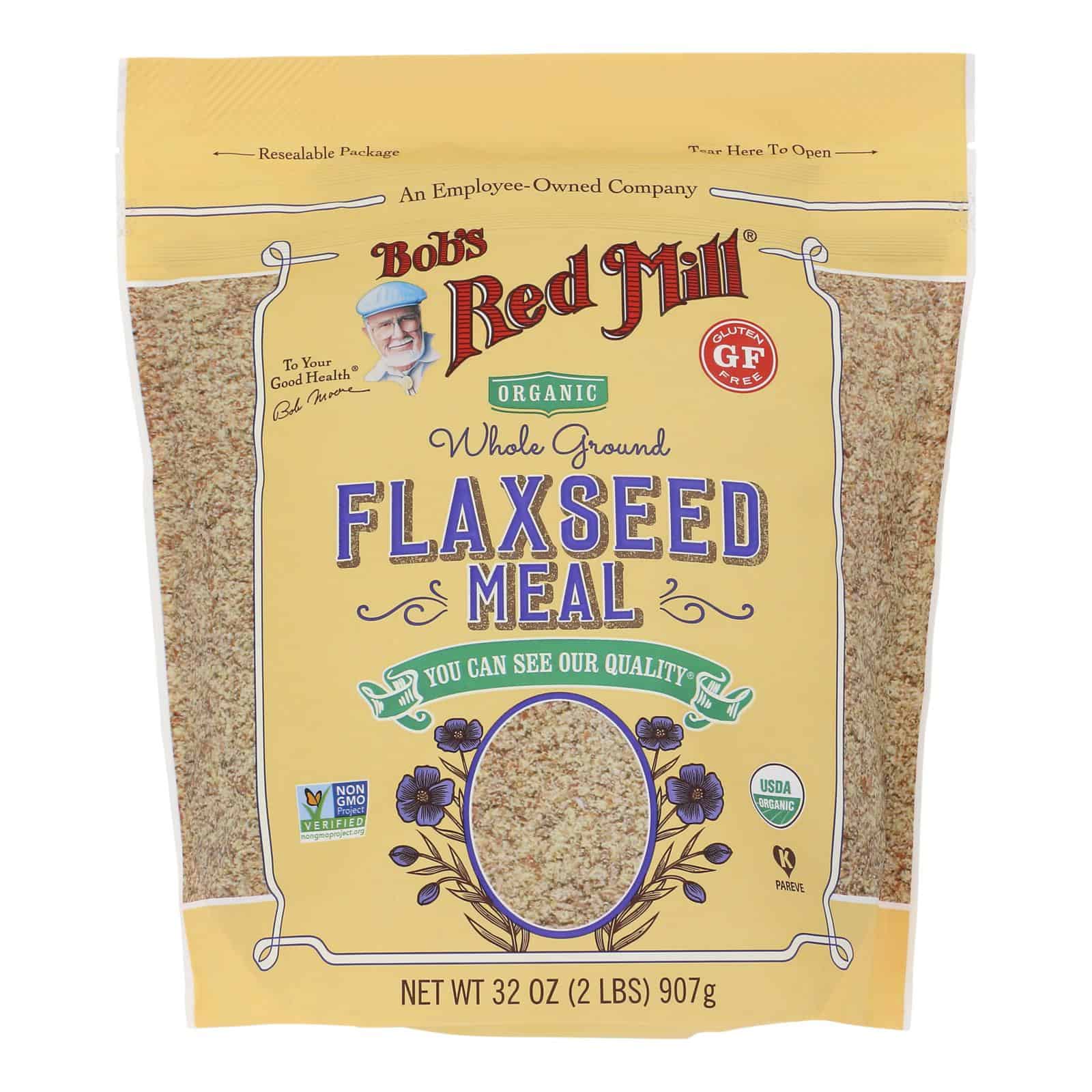 Bob's Red Mill - Organic Flaxseed Meal - Brown - Case of 4 - 32 oz - Image 2