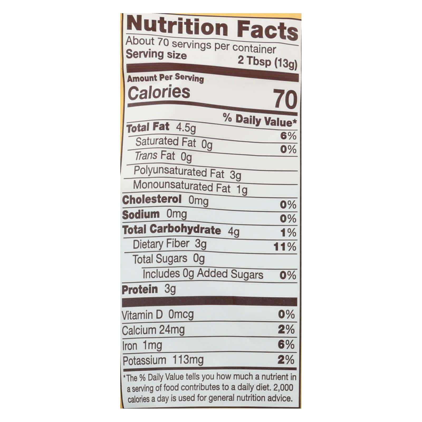 Bob's Red Mill - Organic Flaxseed Meal - Brown - Case of 4 - 32 oz - Image 3