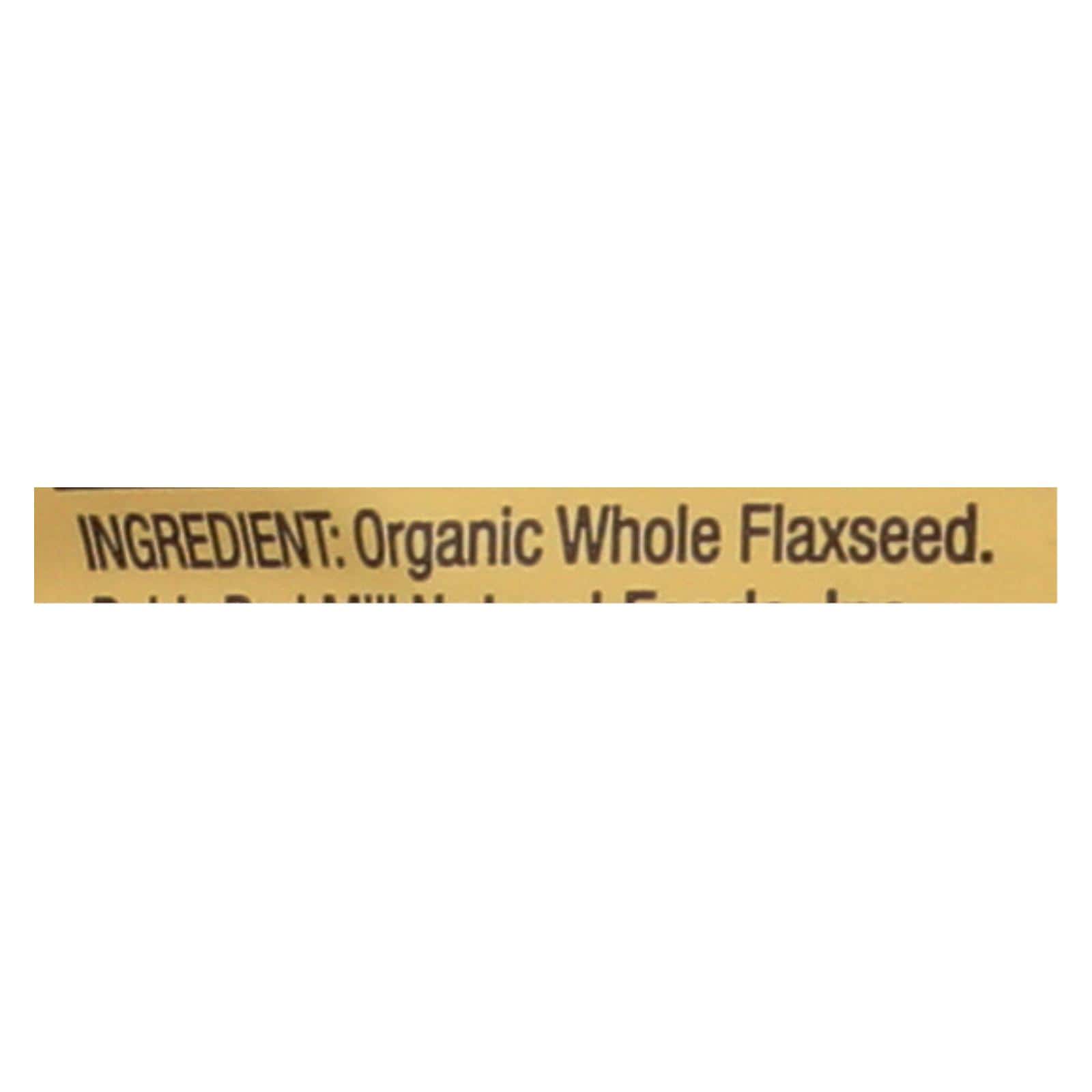 Bob's Red Mill - Organic Flaxseed Meal - Brown - Case of 4 - 32 oz