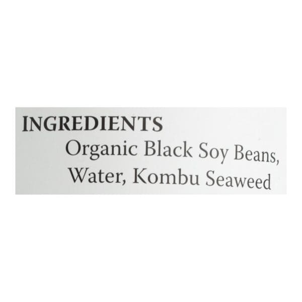 Eden Foods Organic Black Soy Beans - Case of 12 - 15 oz. - Image 2