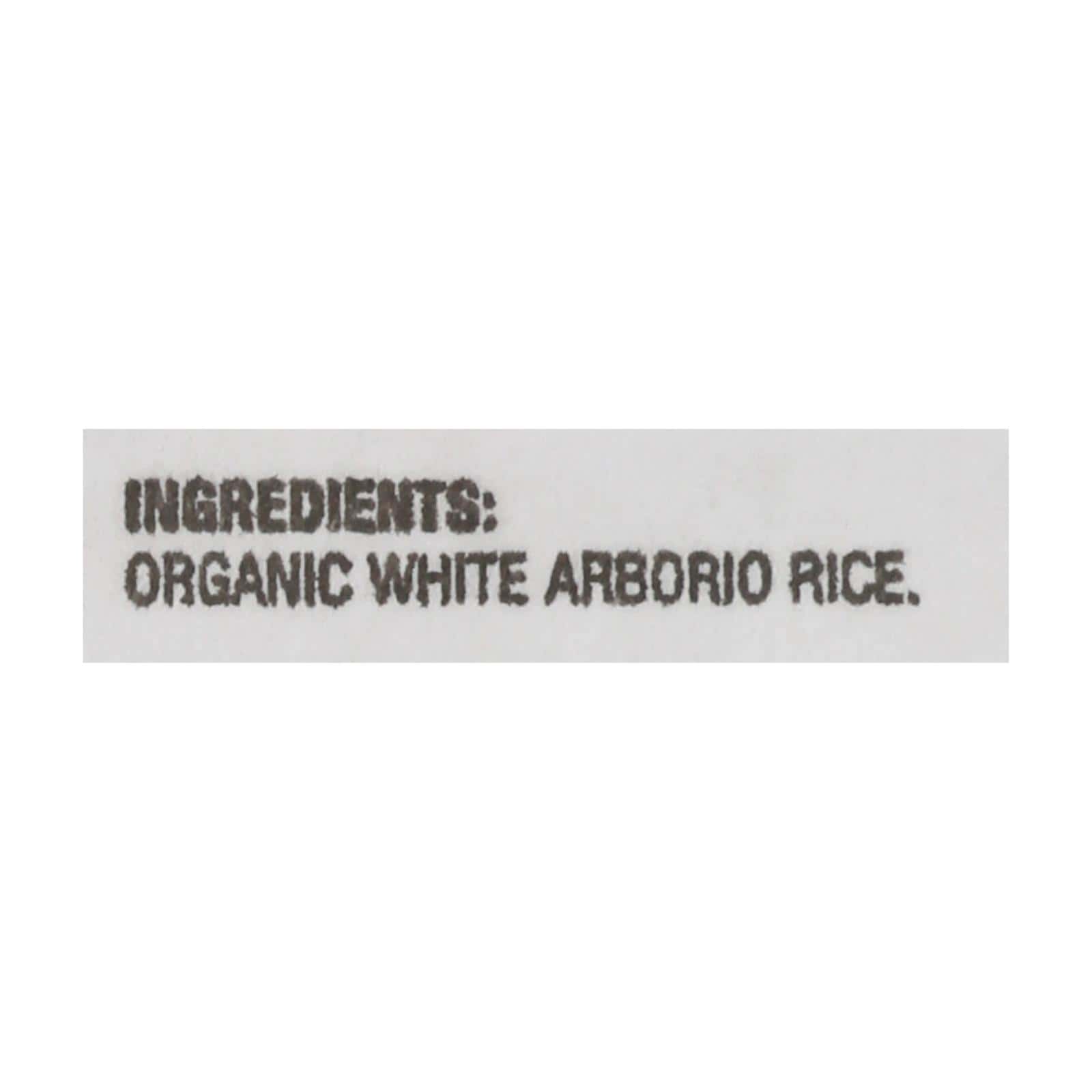 Lundberg Family Farms Organic California White Arborio Rice - Single Bulk Item - 25LB