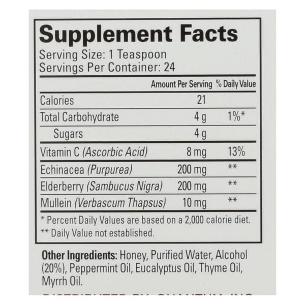 Quantum Elderberry Syrup - 4 fl oz - Image 2