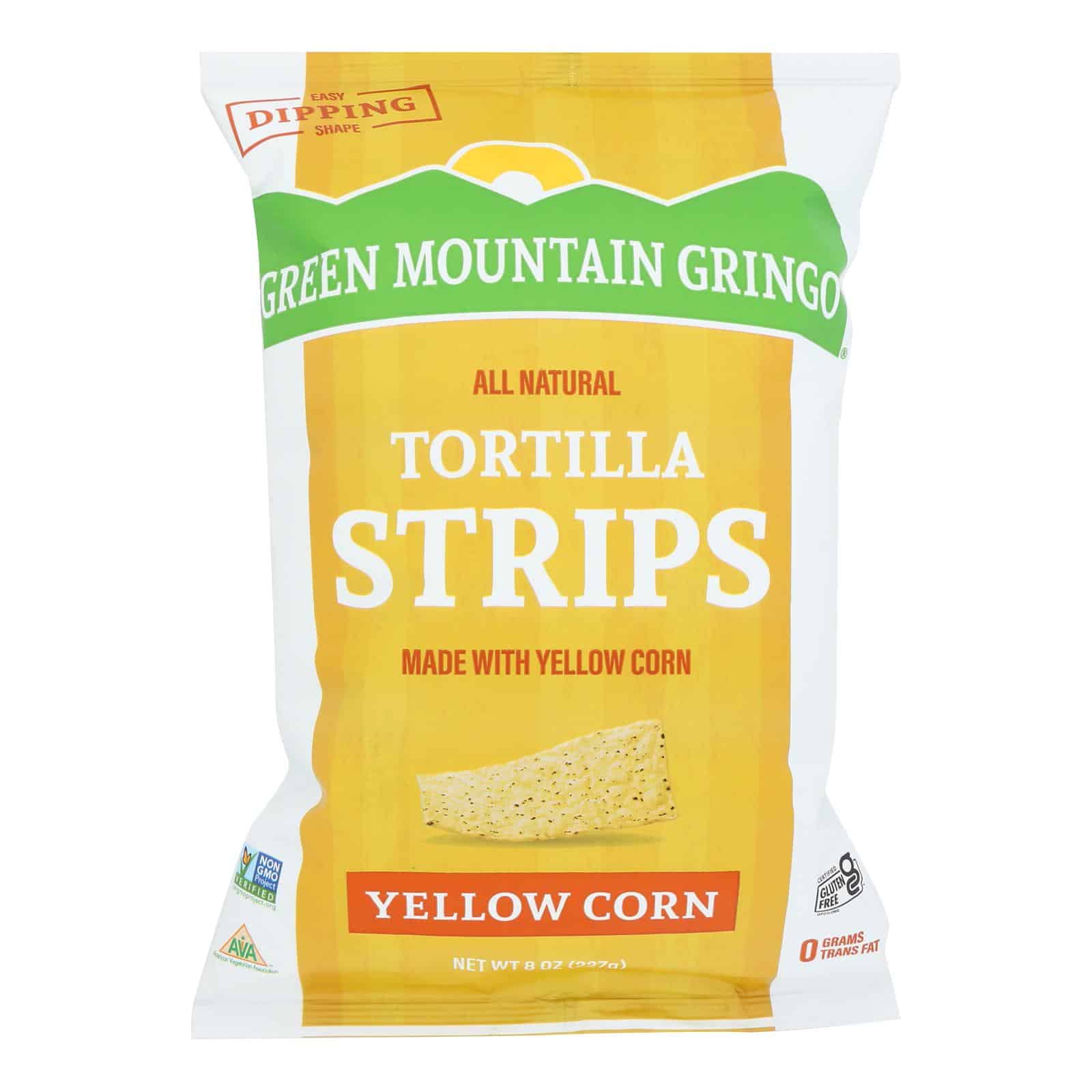 Green Mountain Gringo Tortilla Strips - Original - Case of 12 - 8 oz. - Image 3