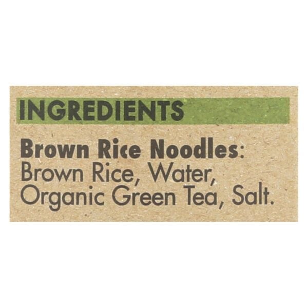 Star Anise Foods Noodles - Brown Rice - Vietnamese - with Organic Green Tea - 8.6 oz - case of 6 - Image 3