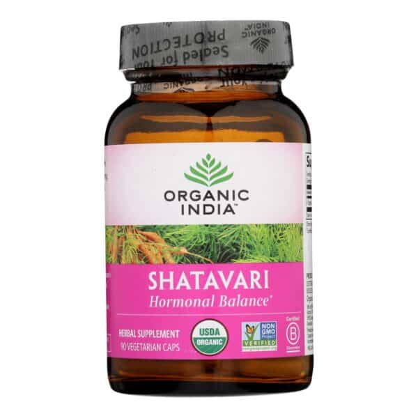Organic India Usa Whole Herb Supplement, Shatavari  - 1 Each - 90 VCAP - Image 2
