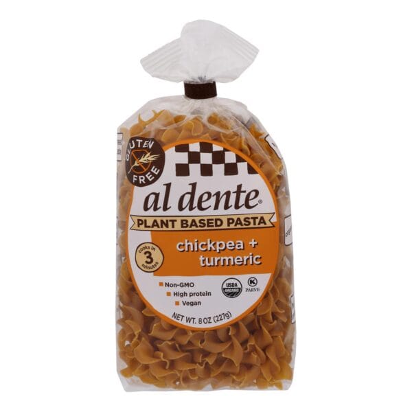 Al Dente - Pasta Chikp Trmeric - Case of 6-8 OZ - Image 2