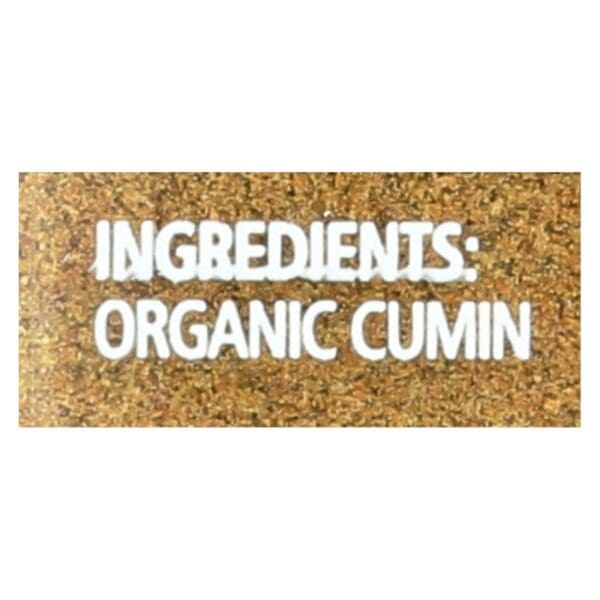 Simply Organic Ground Cumin Seed - Case of 6 - 2.31 oz. - Image 2