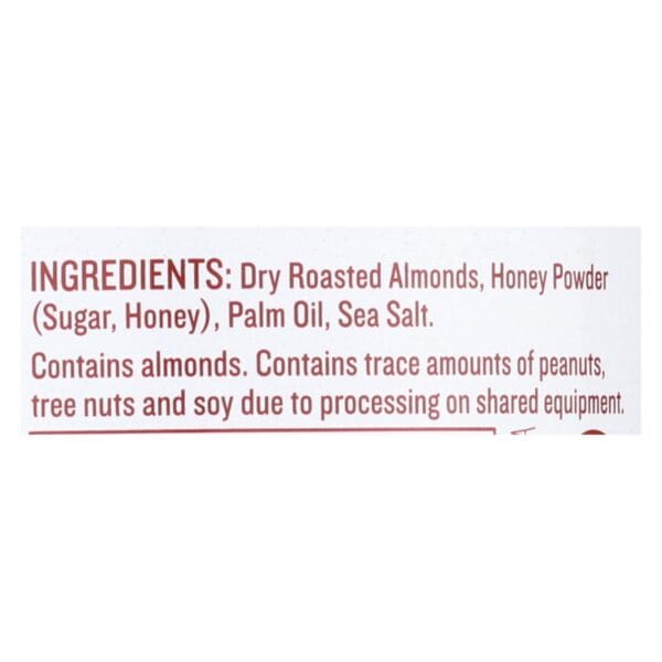 Justin's Nut Butter Almond Butter - Honey - Case of 6 - 16 oz. - Image 3