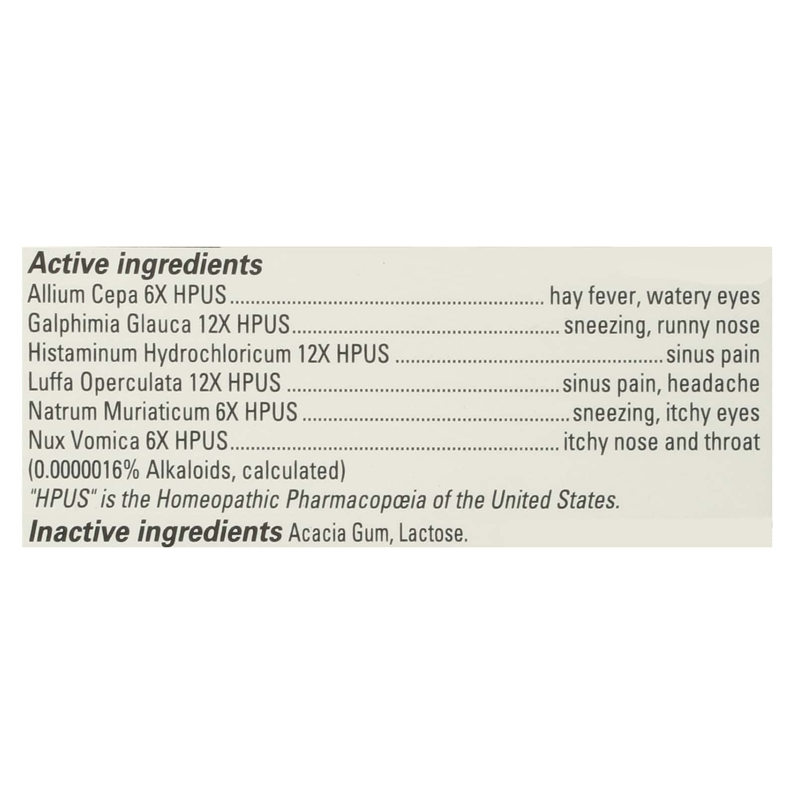 Hyland's - Seasonal Allergy Relief - 1 Each-60 TAB - Image 2