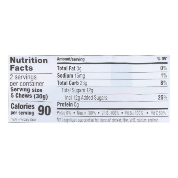 Probar Bolt Energy Chews - Organic Berry Blast - 2.1 oz - Case of 12 - Image 2
