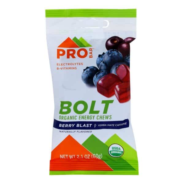 Probar Bolt Energy Chews - Organic Berry Blast - 2.1 oz - Case of 12 - Image 3