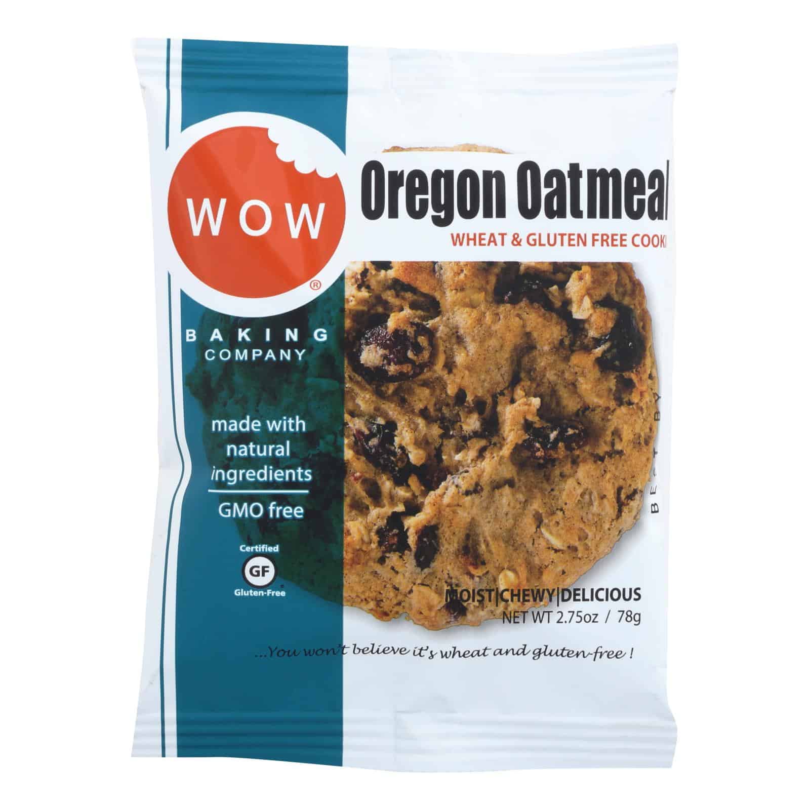 Wow Baking Cookie - Oregon Oatmeal - Case of 12 - 2.75 oz. - Image 3