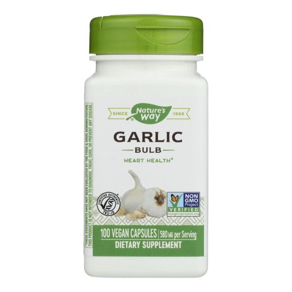 Nature's Way - Garlic Bulb - 100 Capsules - Image 2