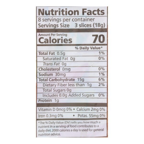 Real Foods Wholegrain Rice Thins - Case of 6 - 5.3 oz. - Image 2