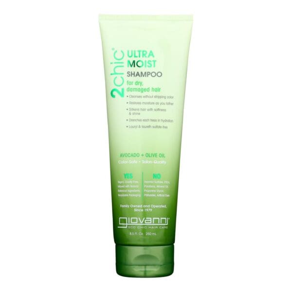 Giovanni Hair Care Products Shampoo - 2Chic Avocado and Olive Oil - 8.5 oz - Image 2