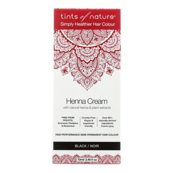 Tints Of Nature - Henna Cream Black - 2.46 FZ - Image 2