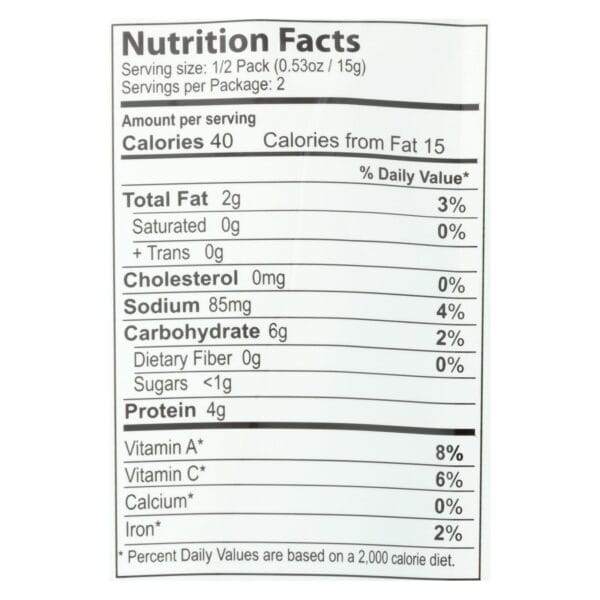 Seasnax Chomperz Crunchy Seaweed Chips - Barbecue - Case of 8 - 1 oz. - Image 2