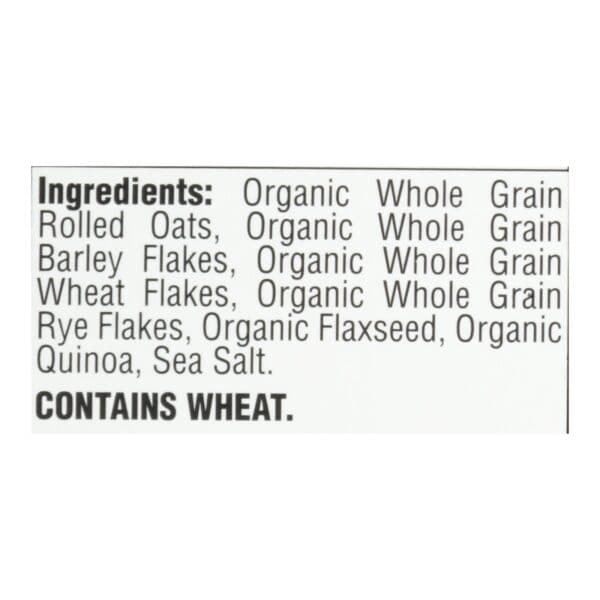 Better Oats Organic Instant Multigrain Hot Cereal - Bare - Case of 6 - 11.8 oz. - Image 2
