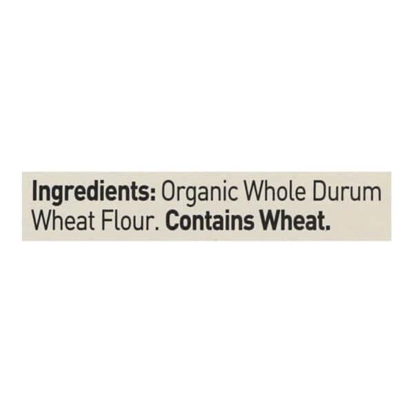 Bionaturae Pasta - Organic - 100 Percent Whole Wheat - Penne Rigate - 16 oz - case of 12 - Image 2