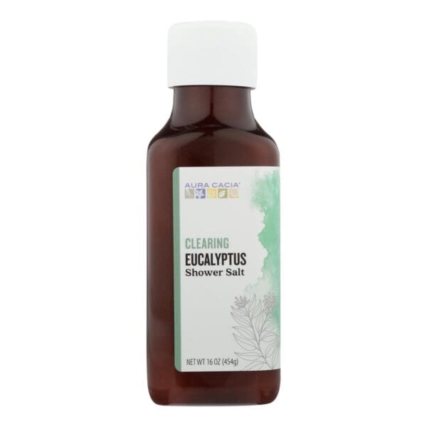 Aura Cacia - Shower Salt Clring Euclpt - 1 Each - 16 OZ - Image 2