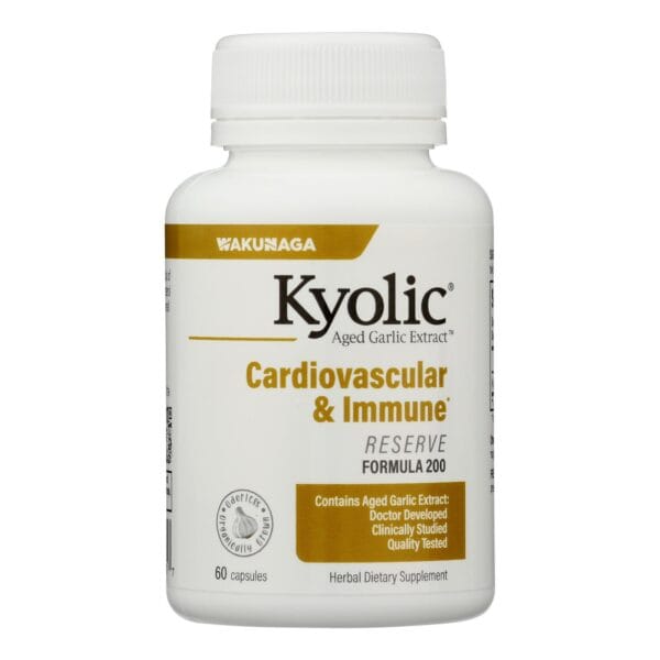 Kyolic - Aged Garlic Extract Cardiovascular Extra Strength Reserve - 60 Capsules