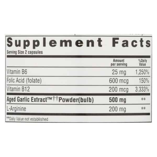 Kyolic - Aged Garlic Extract Total Heart Health Formula 108 - 100 Capsules - Image 3