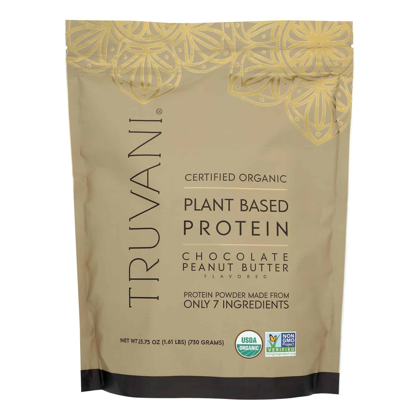 Truvani - Protein Powder Peanut Butter Chocolate - 1 Each-25.75 OZ - Image 2