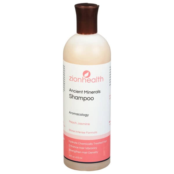 Zion Health Adama Clay Minerals Shampoo Peach Jasmine - 16 fl oz - Image 2