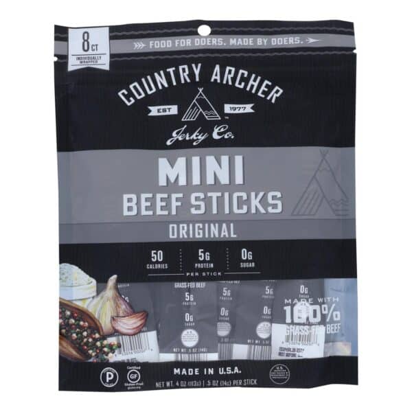 Country Archer - Beef Stick Mini - Case of 10 - 4 OZ - Image 2