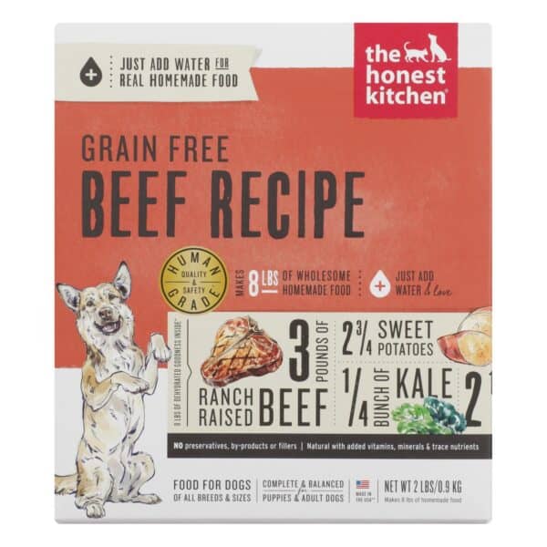 The Honest Kitchen - Dog Food - Grain-Free Beef Recipe - Case of 6 - 2 lb. - Image 2