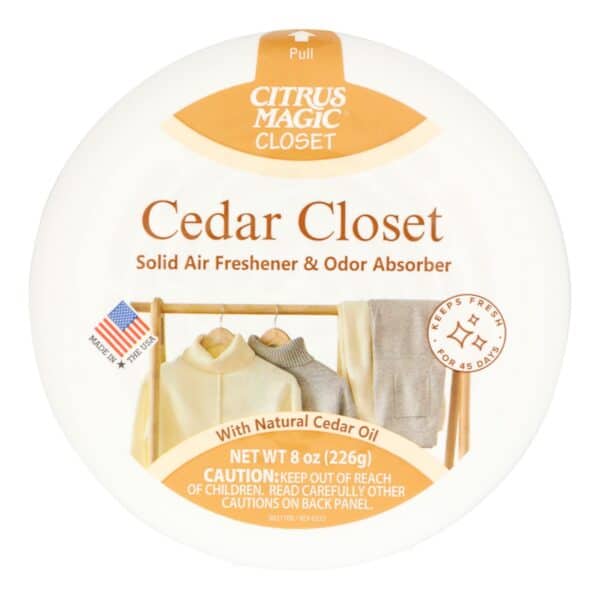 Citrus Magic Cedar Magic Solid Air Freshener - Case of 6 - 8 oz - Image 2