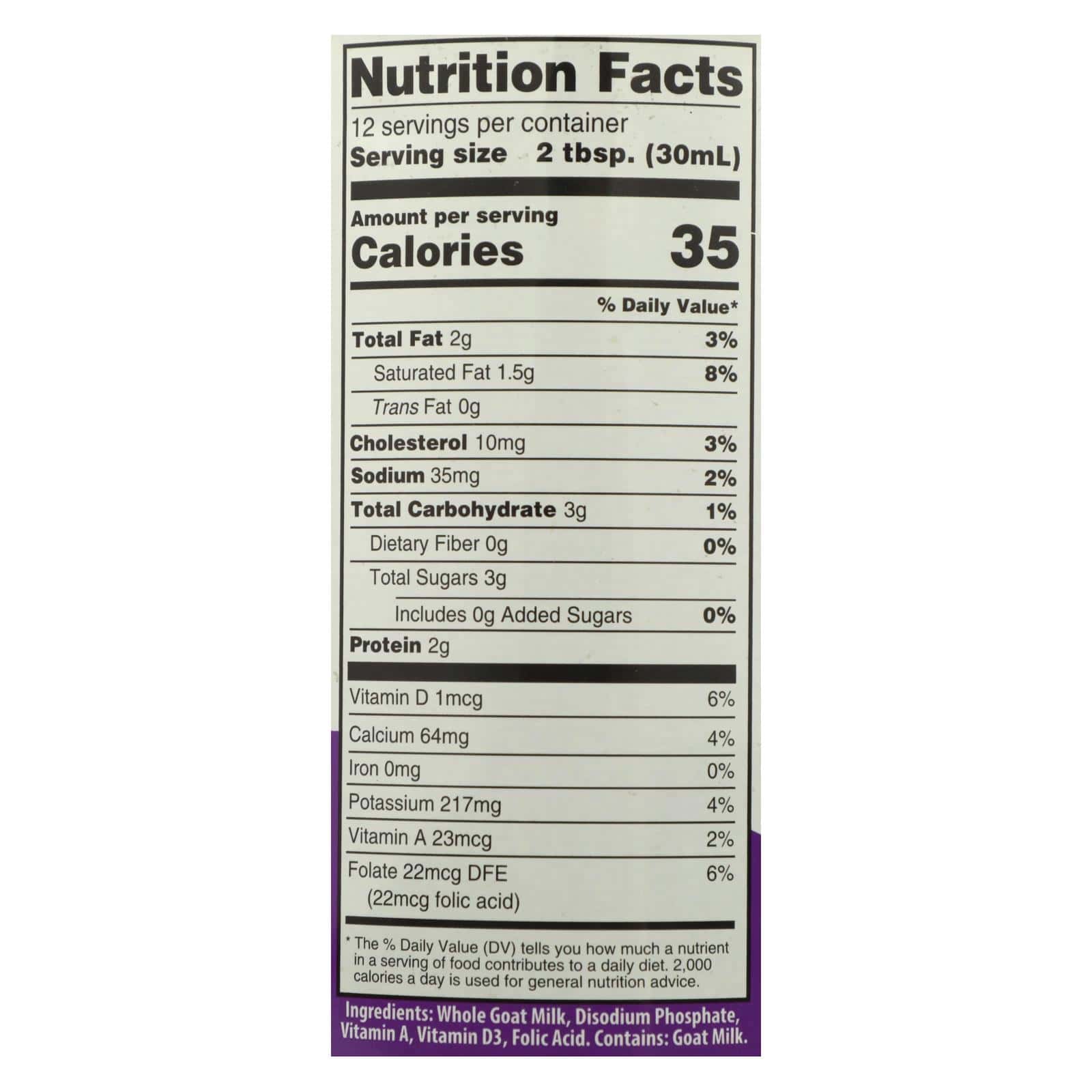 Meyenberg Evaporated Goat Milk - Case of 12 - 12 Fl oz. - Image 2