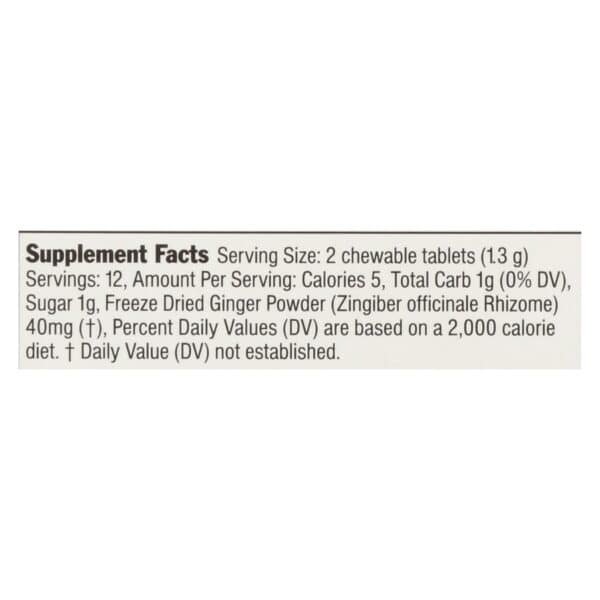 Ginger People Ginger Rescue for Kids - Mighty Mango - 24 Chewable Tablets - Case of 10 - Image 2