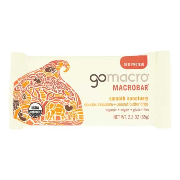Gomacro - Bar Double Chocolate Peanut Butter Chip - Case of 12-2.3 OZ - Image 2