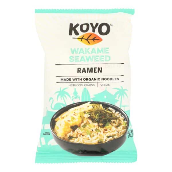 Koyo Wakame Seaweed Ramen - Case of 12 - 2 OZ