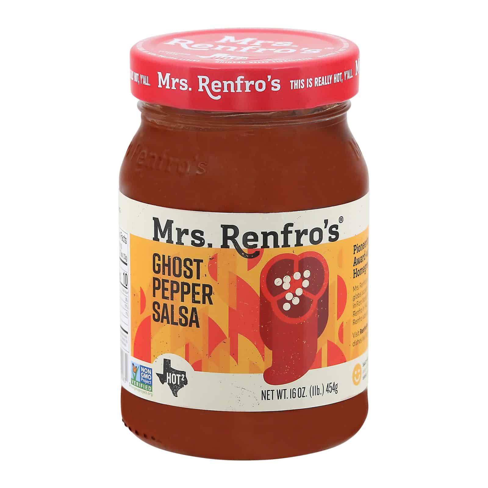 Mrs. Renfro's Ghost Pepper Salsa - Pepper - Case of 6 - 16 oz. - Image 2