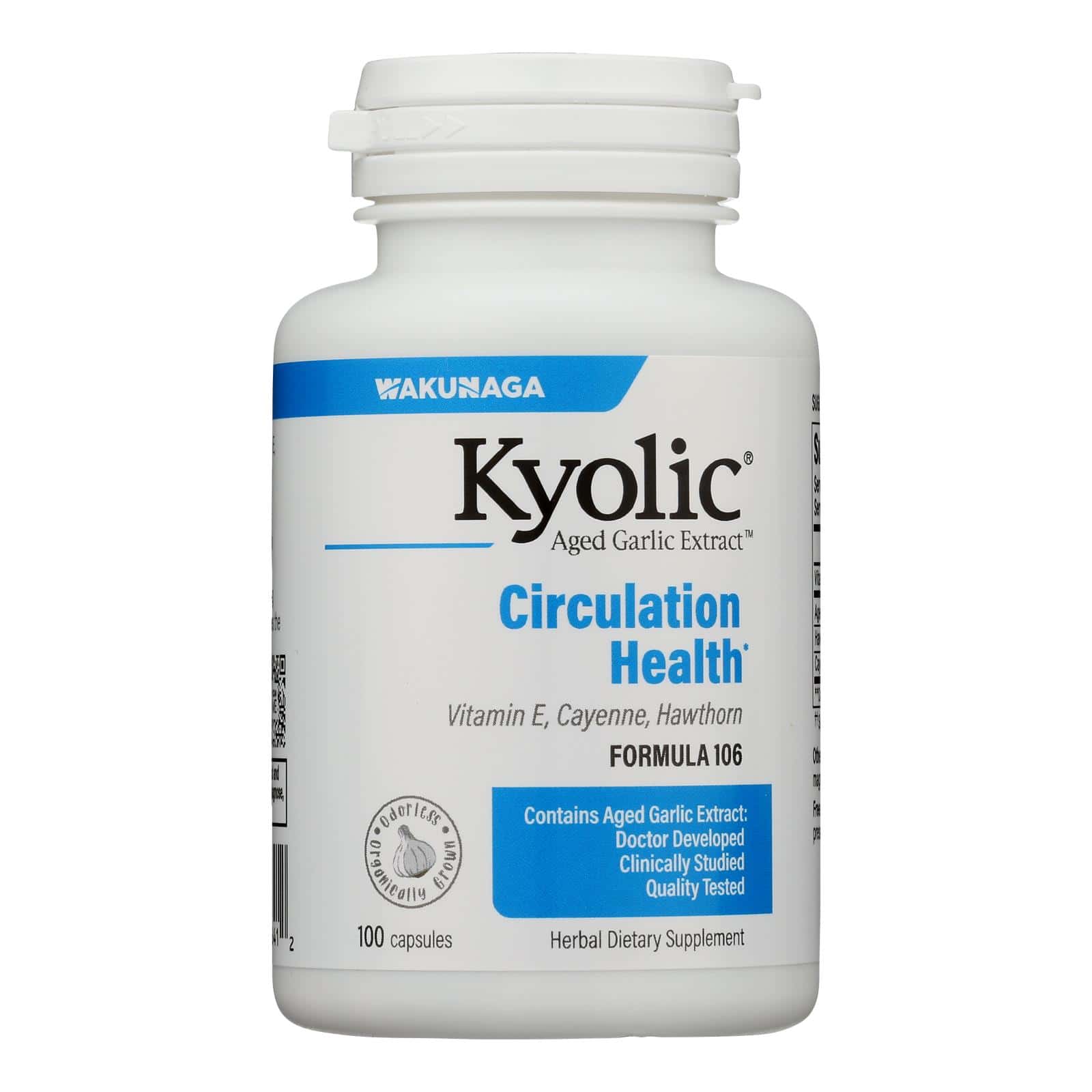 Kyolic - Aged Garlic Extract Healthy Heart Formula 106 - 100 Capsules - Image 2