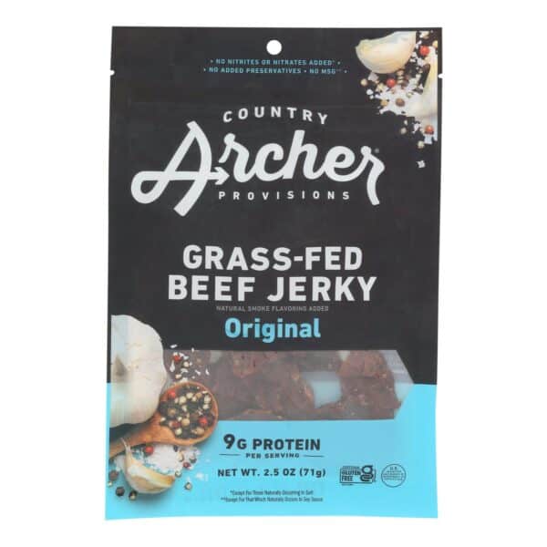 Country Archer - Jerky Original Beef - Case of 12-2.5 OZ - Image 2