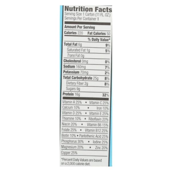Orgain Organic Nutritional Shakes - Sweet Vanilla Bean - Case of 12 - 11 Fl oz. - Image 2