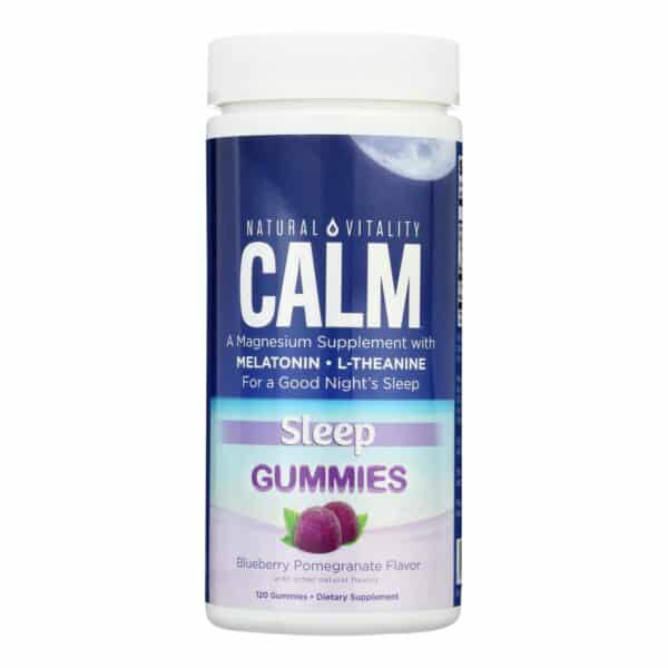 Natural Vitality - Calm Sleep Gmmy Blbry Pom - 1 Each-120 CT - Image 2