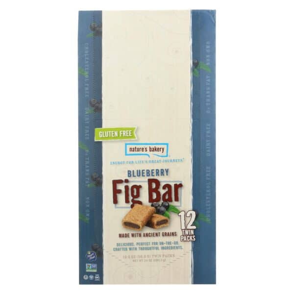 Nature's Bakery Gluten Free Fig Bar - Blueberry - Case of 12 - 2 oz. - Image 3
